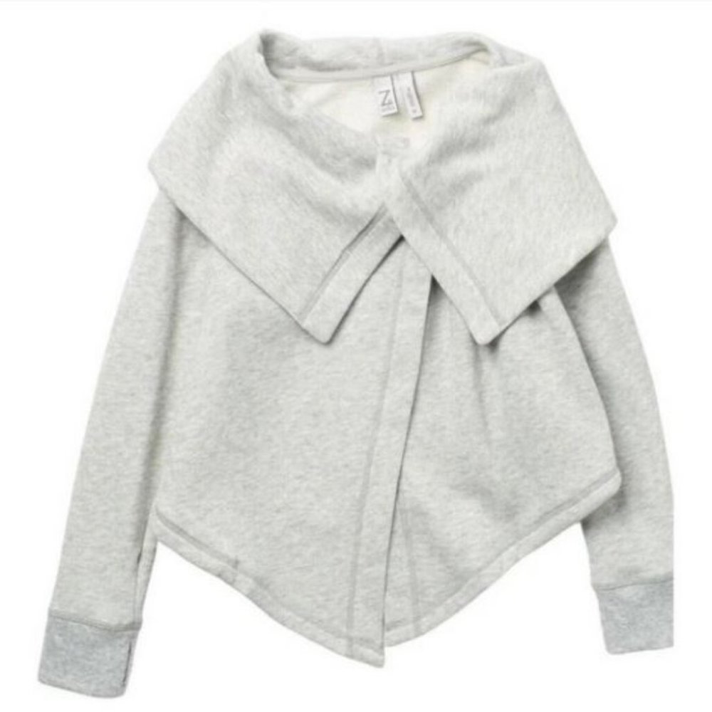 CLEARANCE NWOT Zella Gray Shooting Star Sweatshirt Cardigan